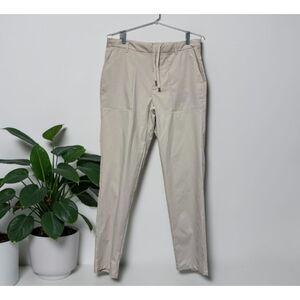 All in Motion Men’s 34x32 Beige Stretch Performance Pants Drawstring